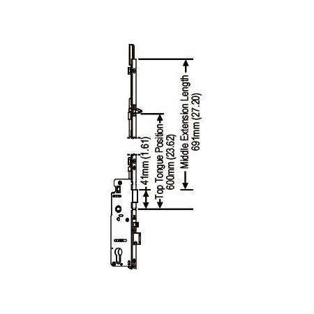 Strybuc Manual Tongue Middle 850-8778703